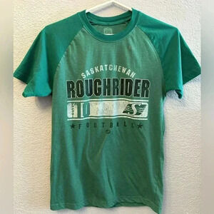 2/40$ Vintage Saskatchewan Roughriders Shirt Size Small See Description